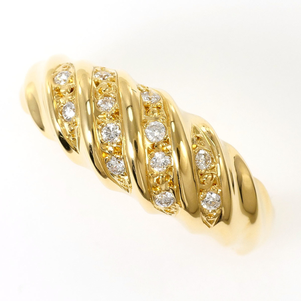 VINTAGE 18k Gold Diamond Ring